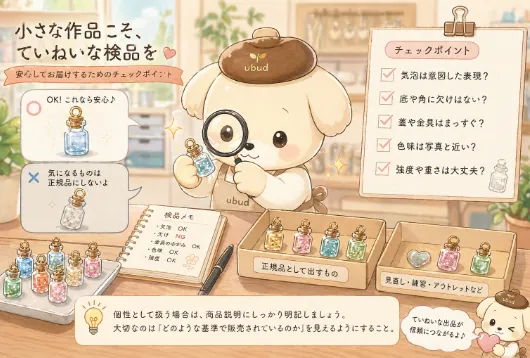 ハンドメイド作家が悔しさを成長に変える方法｜小さな作品づくりと品質改善のヒント