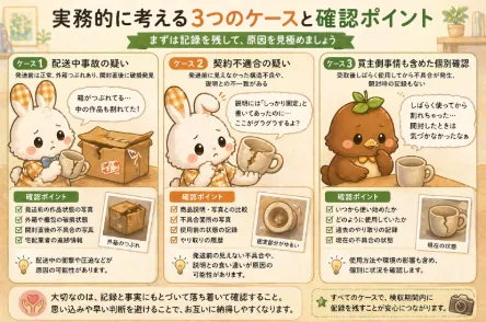 配送中の責任を急いで決めない。ubudで大切にしたい「検収期間内の確認と記録」