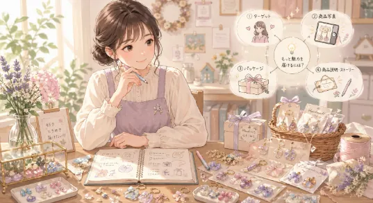 ハンドメイド作品が売れないと感じたら見直したいこと｜ターゲット・見せ方・出品改善のヒント