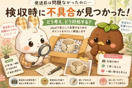 発送前は問題なかったのに不具合が見つかったら？ubudで考えたい検収時トラブルの向き合い方
