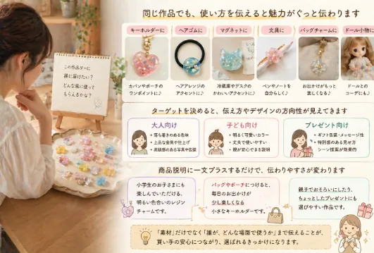ハンドメイド作品が売れないと感じたら見直したいこと｜ターゲット・見せ方・出品改善のヒント