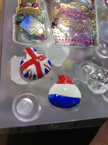 ぷっくりシール）国旗シリーズ（イギリス、イングランド。ボンドロ