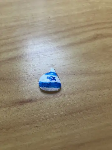 プックリシール)国旗シリーズ、イスラエル(レジン、アクリル