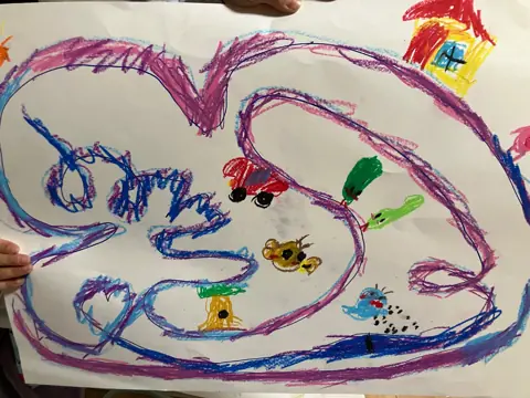 イラスト)落書き(小学一年生