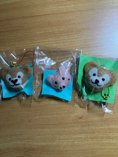 羊毛フェルトのキーホルダー