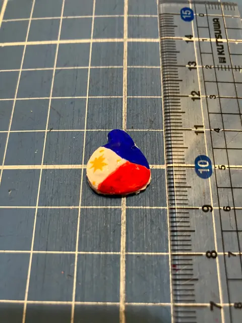 レジンで作ったプックリシール｜国旗シリーズ-フィリピン